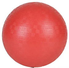 2 NEW KICKBALL DODGE BALLS SOCCER RED 9" PVC PLAYGROUND RECREATION PARTY BALL