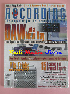 RECORDING Magazin VERSIEGELT Okt/2008 Dawe Of A New Day Pro Tools Mix Tricks ohne CD