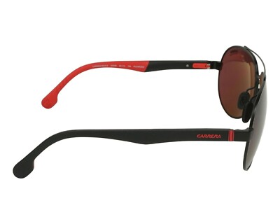 NWT CARRERA 8025/s 003 Matte Black Pilot 63mm Unisex For  display picture 2