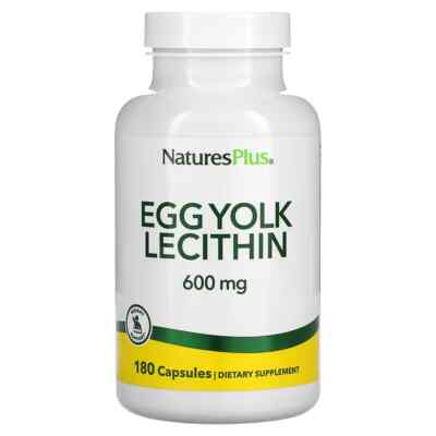 NaturesPlus, Eigelblecithin, 300 mg, 180 Kapseln