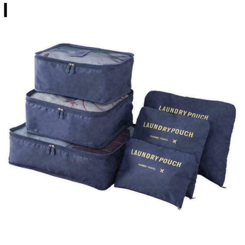 6-Piece Luggage Organizer Set Compression Packing Cubes for Travel  -image