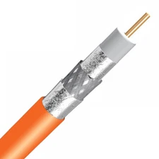 1000ft BELDEN PPC RG6 Direct Burial 77% Braid Professional COAXIAL Cable, Orange
