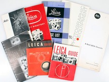 LEICA LITERATURE COLLECTION, SET OF 8