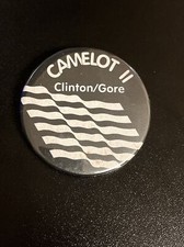 Bill Clinton Al Gore Camelot II Election Pin Presidential Campaign Button