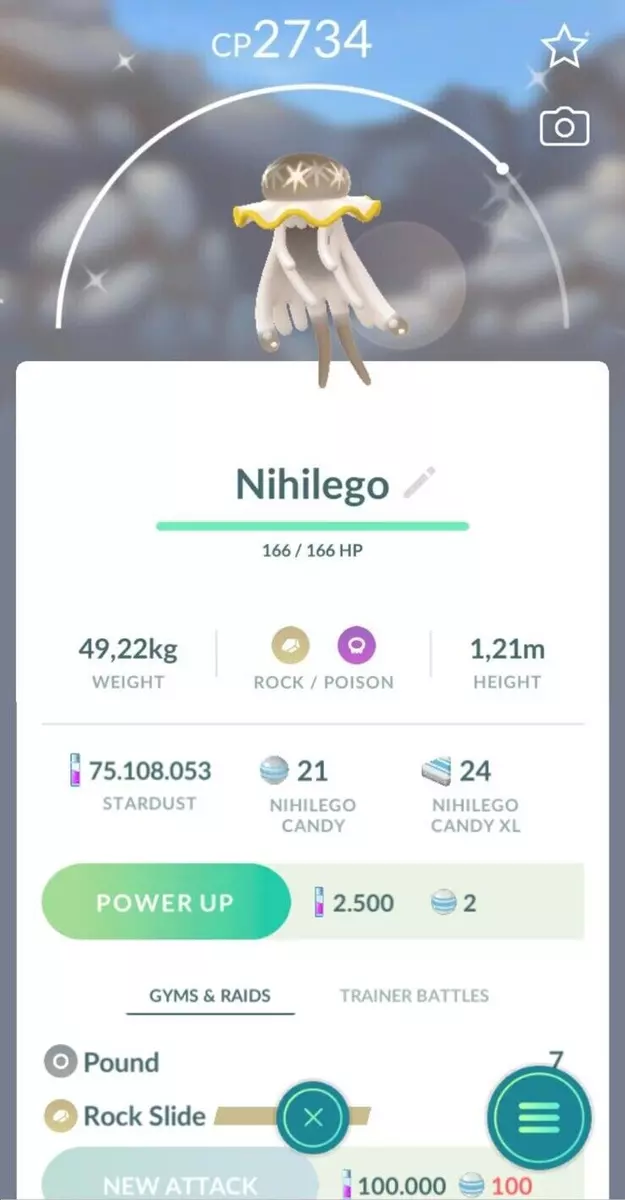 Nihilego Pokemon Trade Go Pokémon Shiny Ultra Beast Read Description