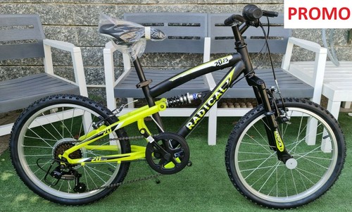 BICI BICICLETTA DA BAMBINO MOUNTAIN BIKE 20' MTB AMMORTIZZATA RADICAL  SHIMANO | eBay