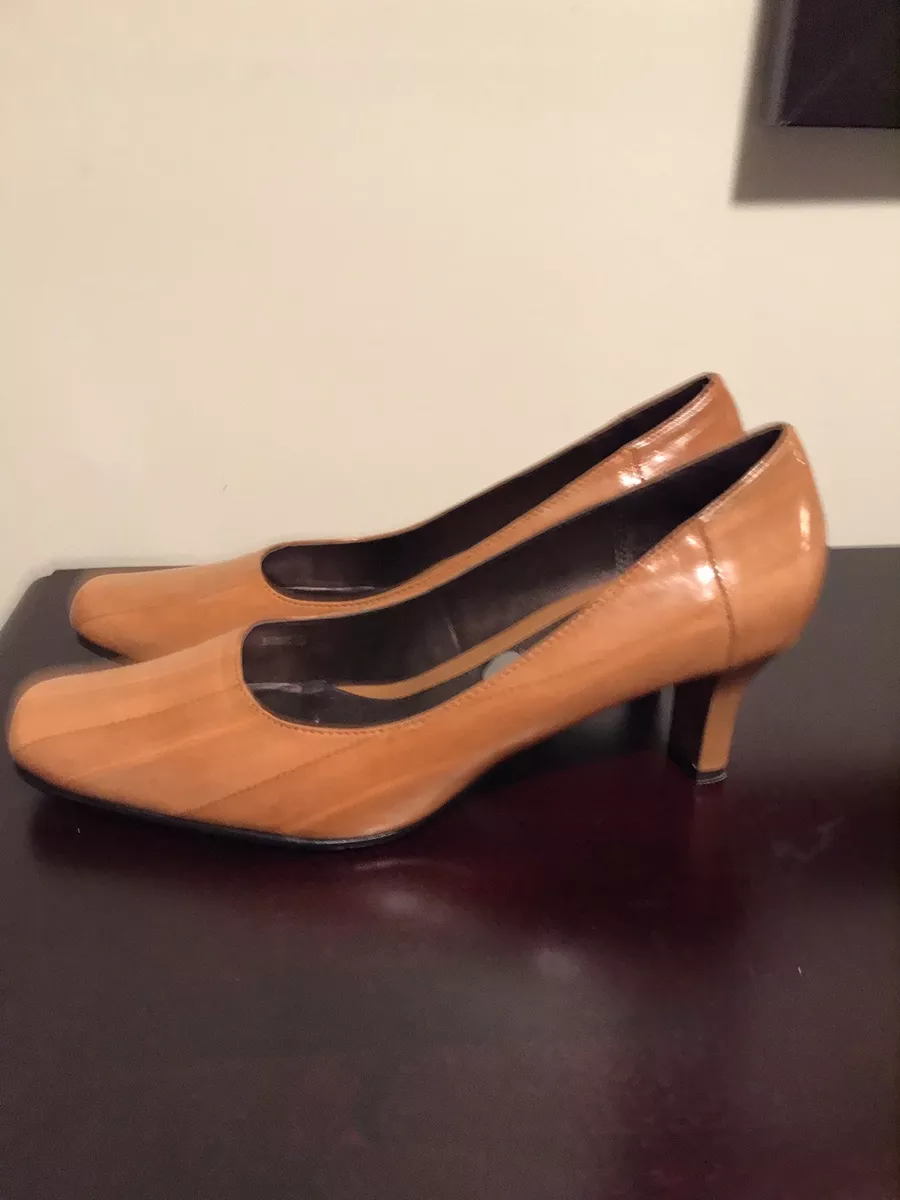 MODA LADIES HEELS 8M CARAMEL eBay