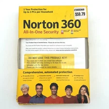 Norton 360 All In One Security Box Set Symantec Corp 2007 With Product Key