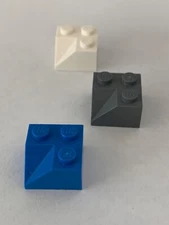 Lego Parts (2pcs) 3046 2x2  Double CONCAVE Slope Choose Color
