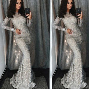 long sleeve bodycon wedding dress