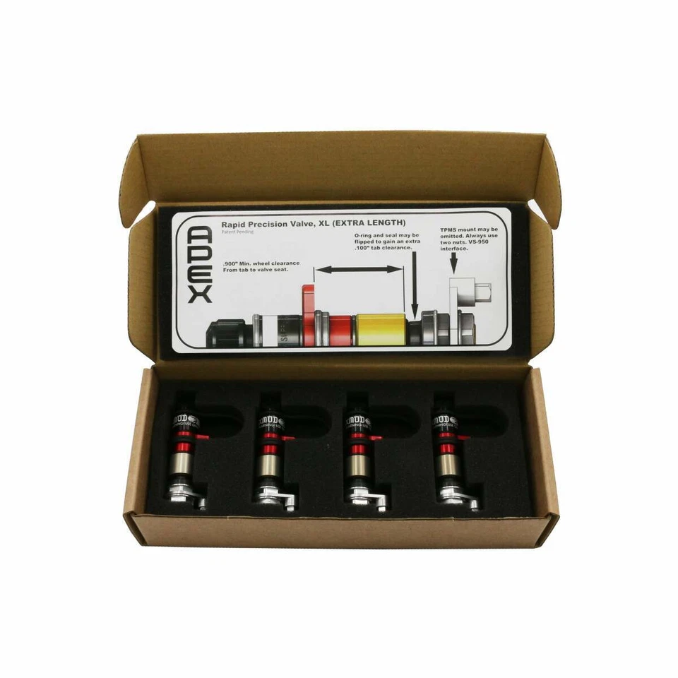 Apex Rapid Tire Deflator XL Valve Stems EZ Lever Tire Deflation RPV w/ TPMS - Image 4 of 4