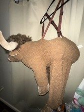 Costume Halloween mucca delle Highlands stile cavalcabile peluche taglia 3T/4T usato in ottime condizioni