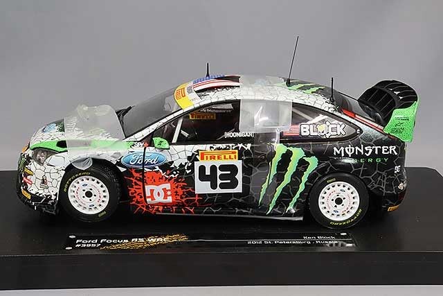 Ford Focus RS WRC09 限定版ミニカー 1:18 SOLIDO 1/18 - FORD Focus RS MK2 - 2009 - Five Diecast