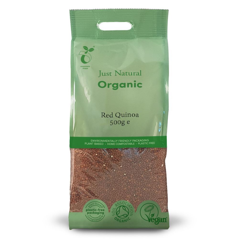 Just Natural Organic Organic Red Quinoa 500g - 2 Pack