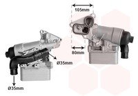 ÖLküHler Mit ÖLfiltergehäUse FüR Renault Master III Kasten FV 2.3 Dci Opel