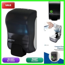 San Jamar Rely Soap Dispenser 900ml Wall SF900TBK Mounted Manual 1 Pack Black