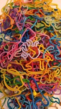25 Random Silly Bandz - 2000s Y2K 00s Scene Emo Kandi Rave Bracelets VTG