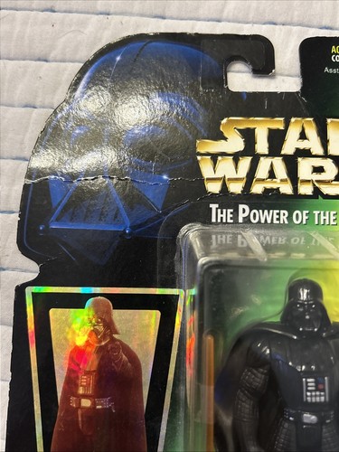 Darth Vader Star Wars Power of The Force Action Figure Hasbro 1997 Sealed New - Picture 3 of 4