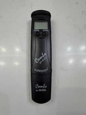 Hanna Combo pH & EC Meter HI98129 Waterproof Digital pH Meter Used! Works!