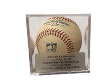 Houston Astros vs Colorado Rockies July 24, 2018 Game Used Baseball