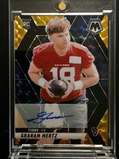 2025 Graham Mertz Mosaic Black And Gold Auto /8 🔥🔥🔥🔥🔥