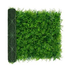 Greenery Faux Grass Wall Backdrop: 40"x120" 33.5 SQFT UV-Anti Art