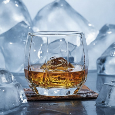 Whisky Gläser 6er Set 370ml Trinkglas Becher Scotch Vodka Cocktail