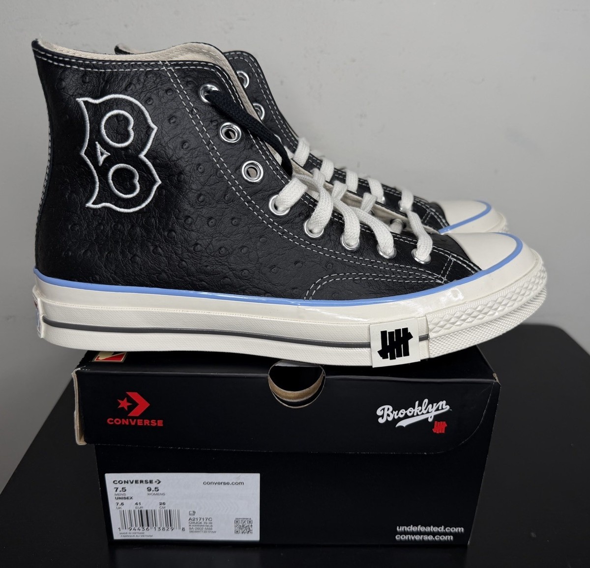 DS Converse Chuck 70 Hi Undefeated x Brooklyn Dodgers 1710 of 1947 