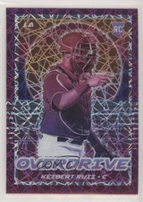 2021 Panini Chronicles Overdrive Purple Velocity Prizm Keibert Ruiz #5 2l4