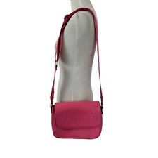 GUESS Pink Crossbody Bag Logo Flap Y2K Should...