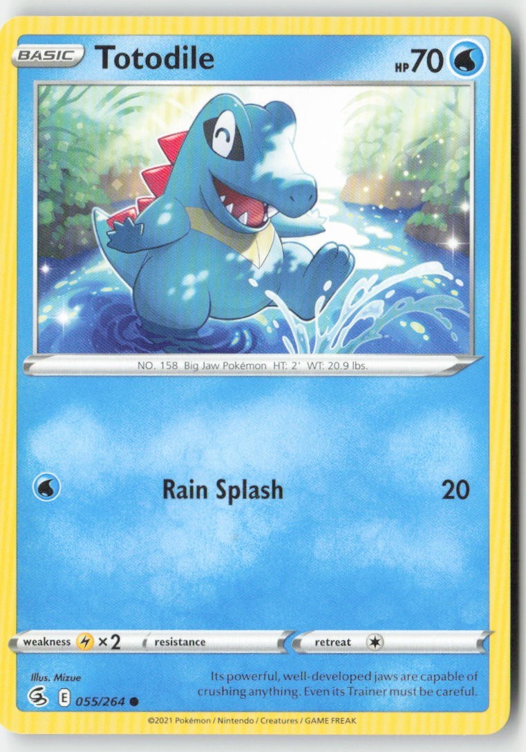 Totodile 55/264 Common MP Regular - Fusion Strike