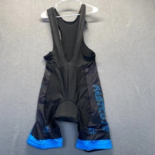 Fastcute Cycling Bib Shorts Mens Size 3XL Black Blue Bicycling Bike Padded