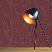 Tadessi Vliestapete Grafik Carlo M1-No.1601 Rot Schwarz Geometrisch
