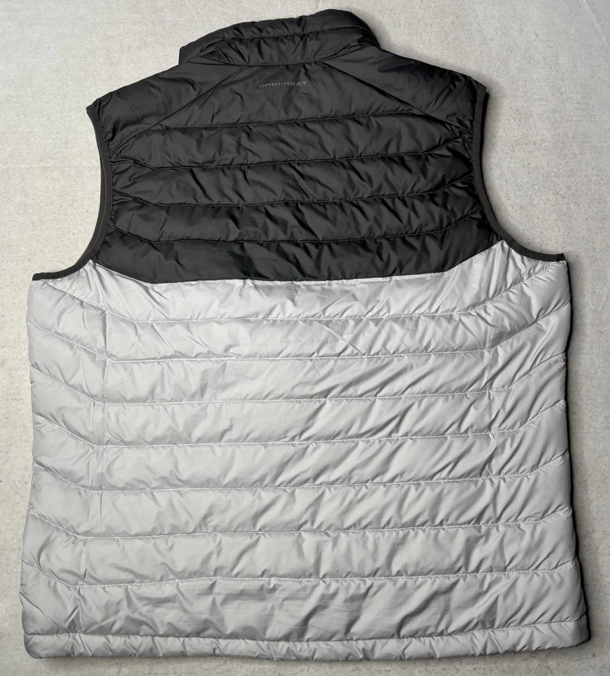 Columbia White Out Vest Mens XL Niagara Puffer Insulated Omni-Heat - Image 2 of 4