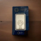 31.1 Gram 9999 Silver MMTC PAMP Swiss India LBMA Lotus Flower In PAMP Assay Card