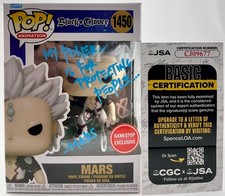Jason Liebrecht Firmado Trébol Negro Marte GSE Funko POP! Vinilo autógrafo certificado de autenticidad JSA