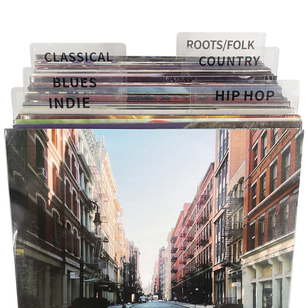 Acrylic Vinyl Record Dividers - DIY Record dividers - Record Dividers A-Z Gen... Acrylic Vinyl Record Dividers - DIY Record dividers - Record Dividers A-Z Gen...