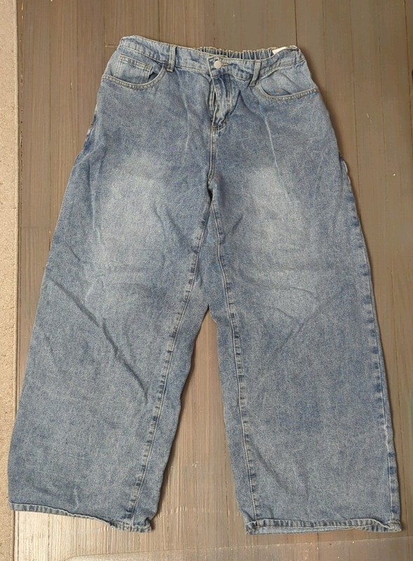 1Xl  Wide Leg Denim/Jeans