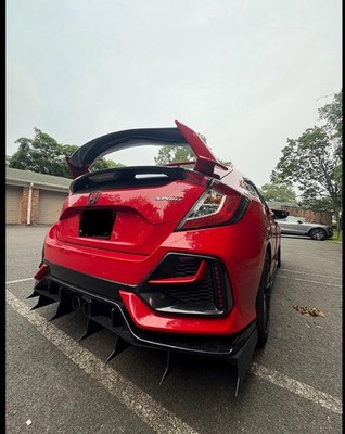 2016-2021 Honda Civic Hatchback SPORT 2Pc. Rear Diffuser