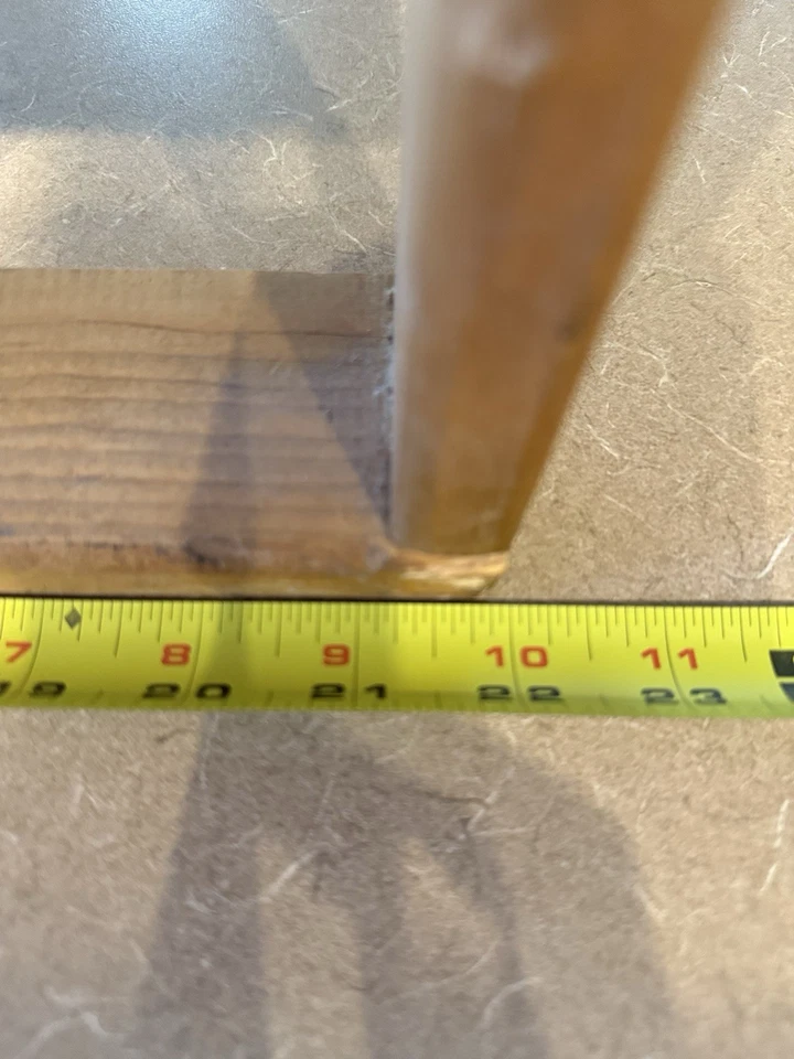 Vintage Maple Wood Multi Compartment Floating Country Shelf 25x22 Inch - Image 4 of 4