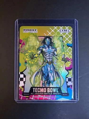 Myracle Tecmo Bowl Bo Jackson Battle Arena 130 Glow RD224 Rad 80's