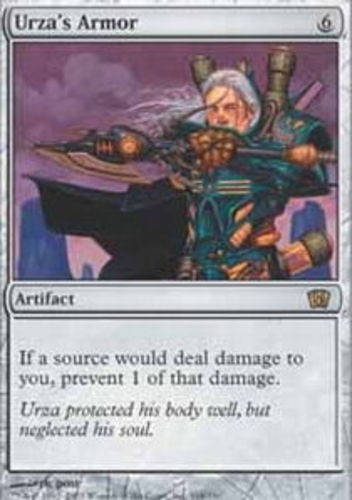 8th Edition Urza's Armor - Foil x1 Moderate Play, English Magic Mtg M:tG