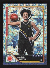 Jaliya Davis 2025 Topps Chrome McDonald’s All American McFlurry Refractor #21