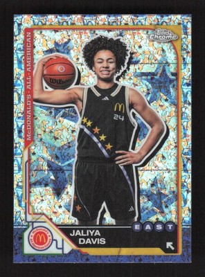 Jaliya Davis 2025 Topps Chrome McDonald s All American McFlurry Refractor #21