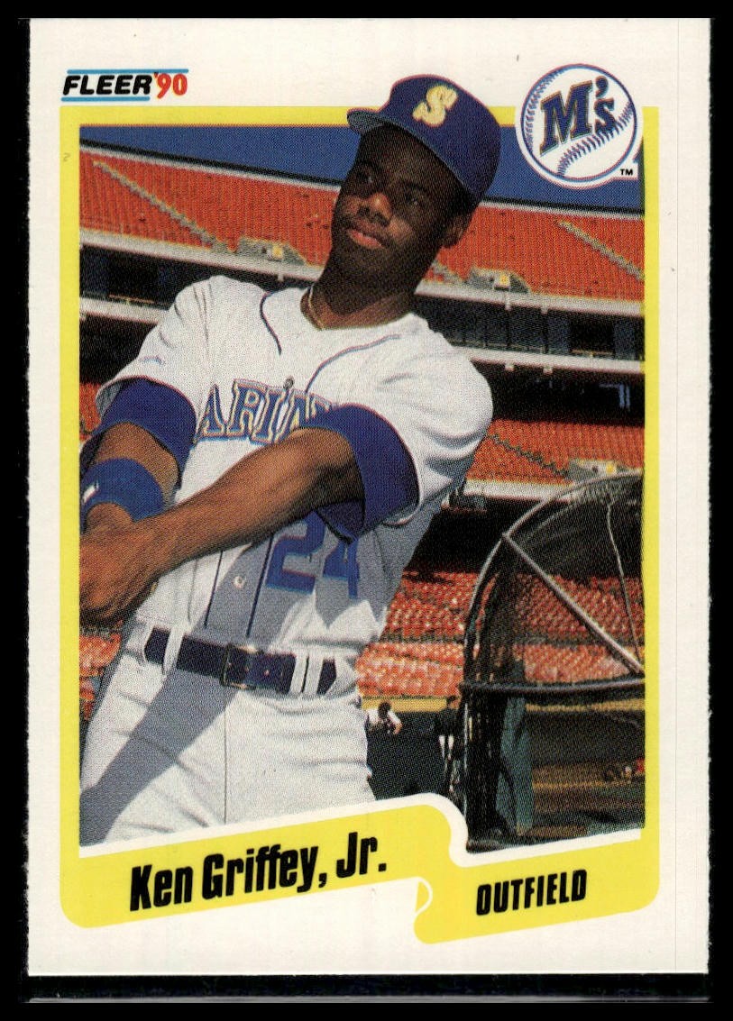 1990 Fleer #513b Ken Griffey, Jr.