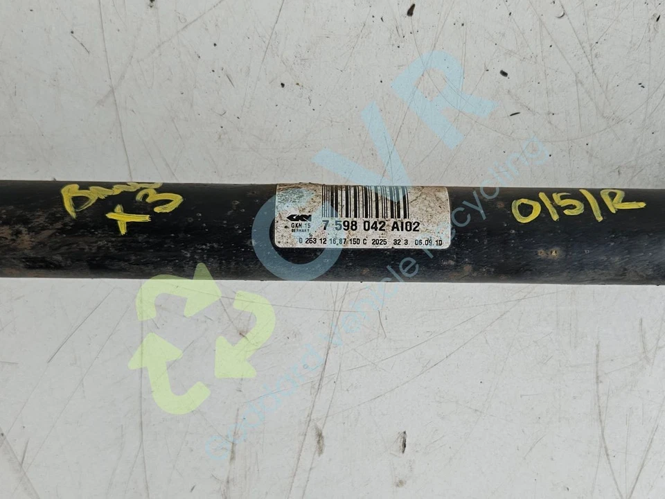 BMW X3 F25 Driveshaft Right Rear 7598042 - Image 4 of 4