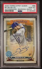 2020 Bo Bichette PSA 10 Topps Gypsy Queen Bazooka Back Rookie Auto #GQABBI 23/25