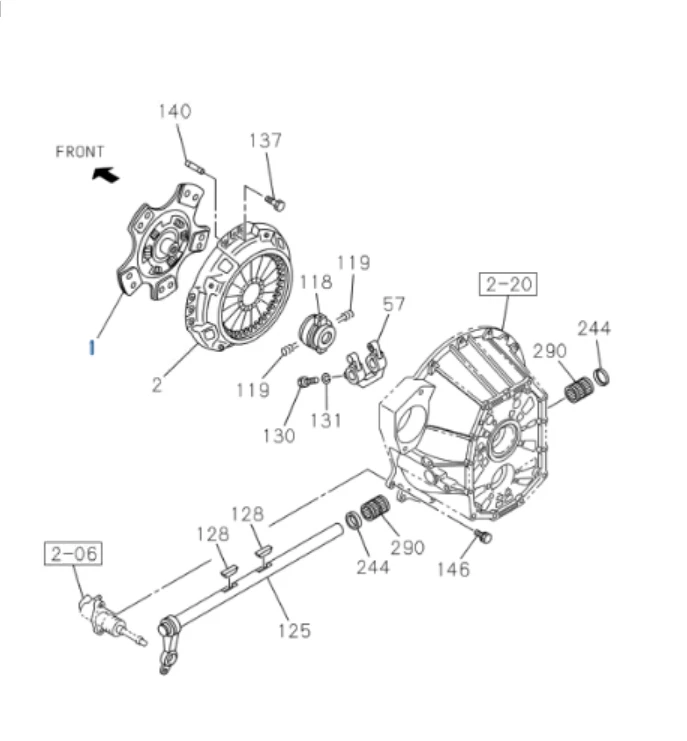 Kit de embrague para ISUZU NRR NPR NPR-HD NQR 4HK1 5,2 L M/T MZZ6 02-13 Foto 2 de 4