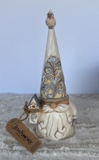 Jim Shore Gnome Tweet Gnome - Woodland Gnome Holding Birdhouse 6008866