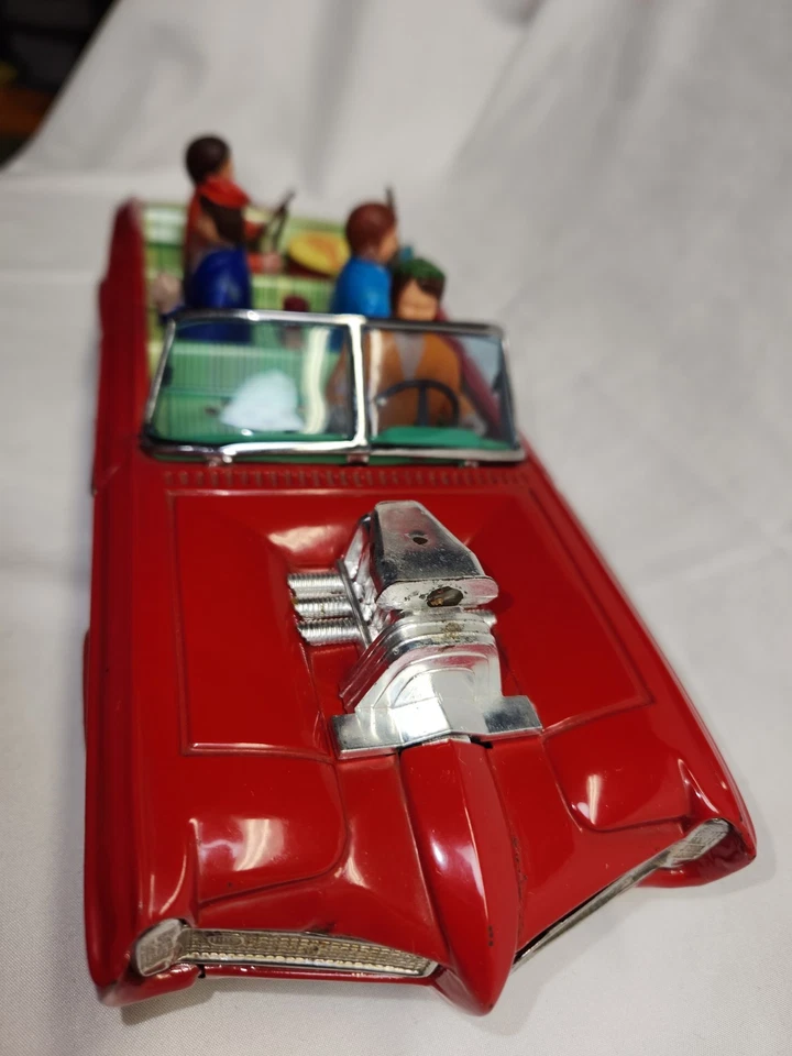 Monkeemobile convertible de colección raro funcionando 1966 1/18 asc japón tin pontiac gto Foto 3 de 4